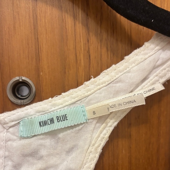 Urban Outfitters Eyelet Peplum Tank Top - Picture 2 of 3